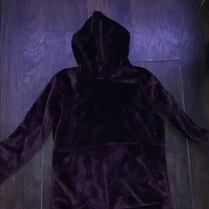 Soft Velvet Purple sweatshirt and jogger set